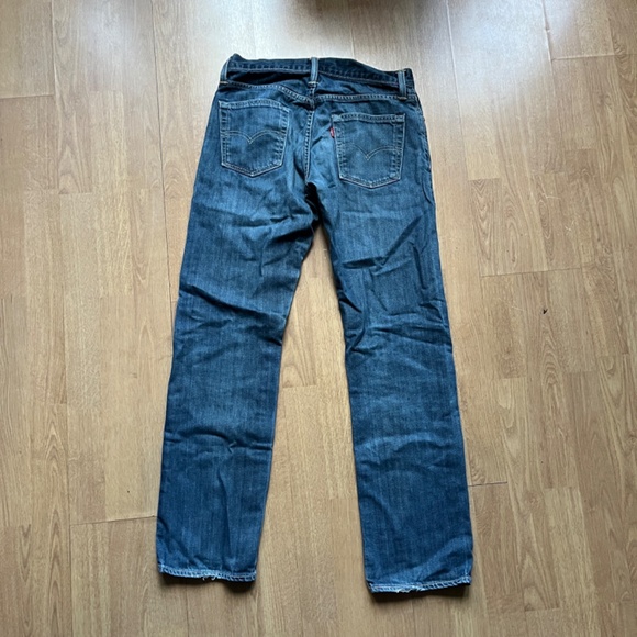 Levi's 514 straight fit jeans with blue fade - W30 L32 - Picture 2 of 6